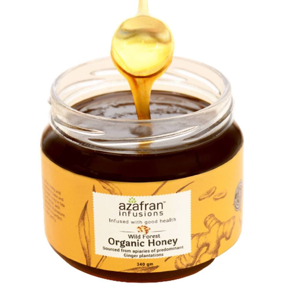 Azafran Infusions Wild Forest Organic Honey (Ginger) - Distacart