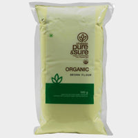 Thumbnail for Pure and Sure Organic Gram Flour (Besan) 500gm