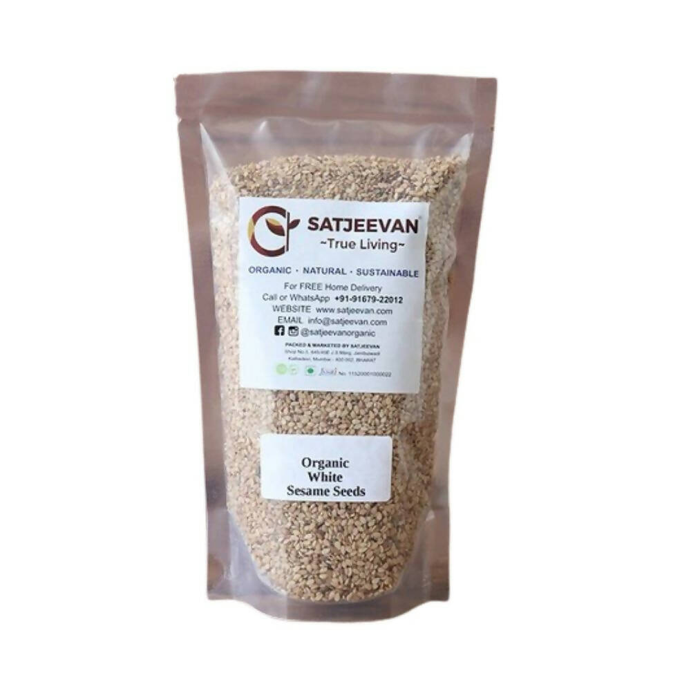 Satjeevan Organic White Sesame Seeds - Distacart