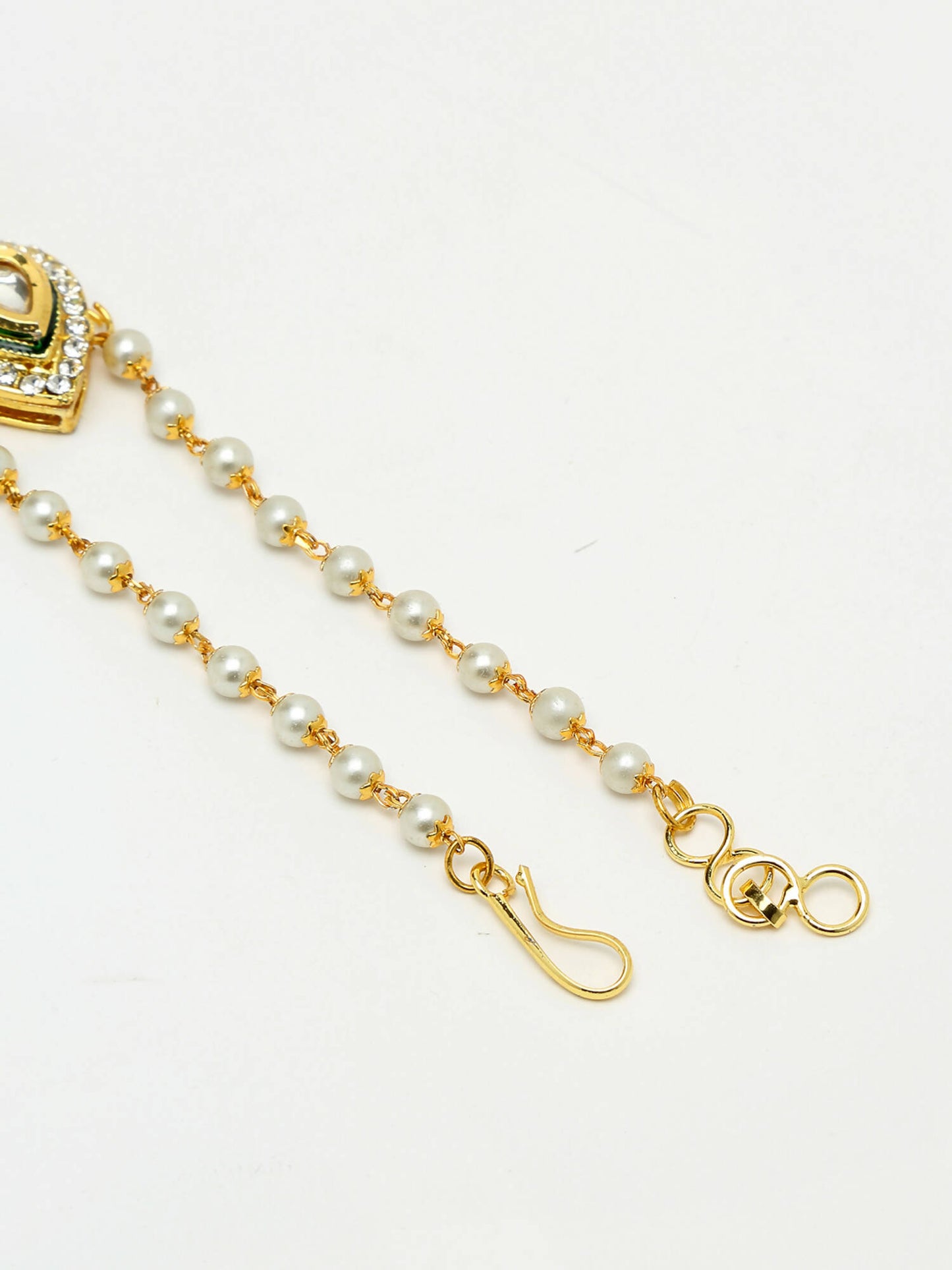 Kundan Hand Harness Set Of 2 - Ruby Raang - Distacart