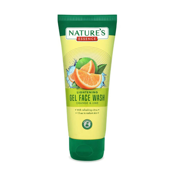 Nature's Essence Lightening Gel Face Wash (Orange & Lime) - Distacart