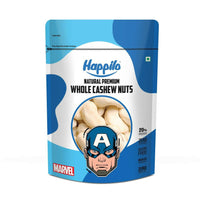 Thumbnail for Happilo Natural Whole Cashews-Marvel Captain America Edition - Distacart