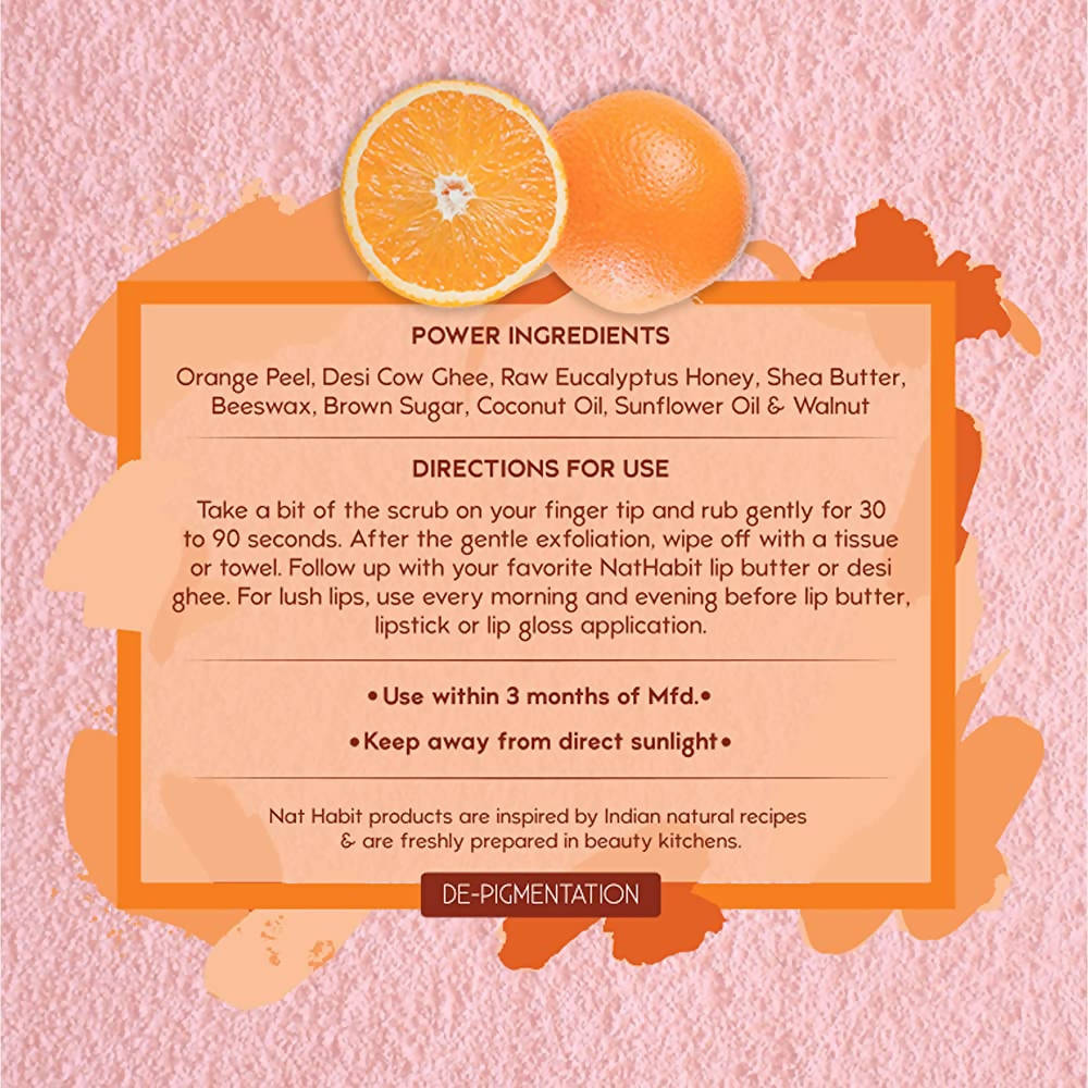 Nat Habit Zesty Orange Fresh Crushed Lip Mura - Distacart