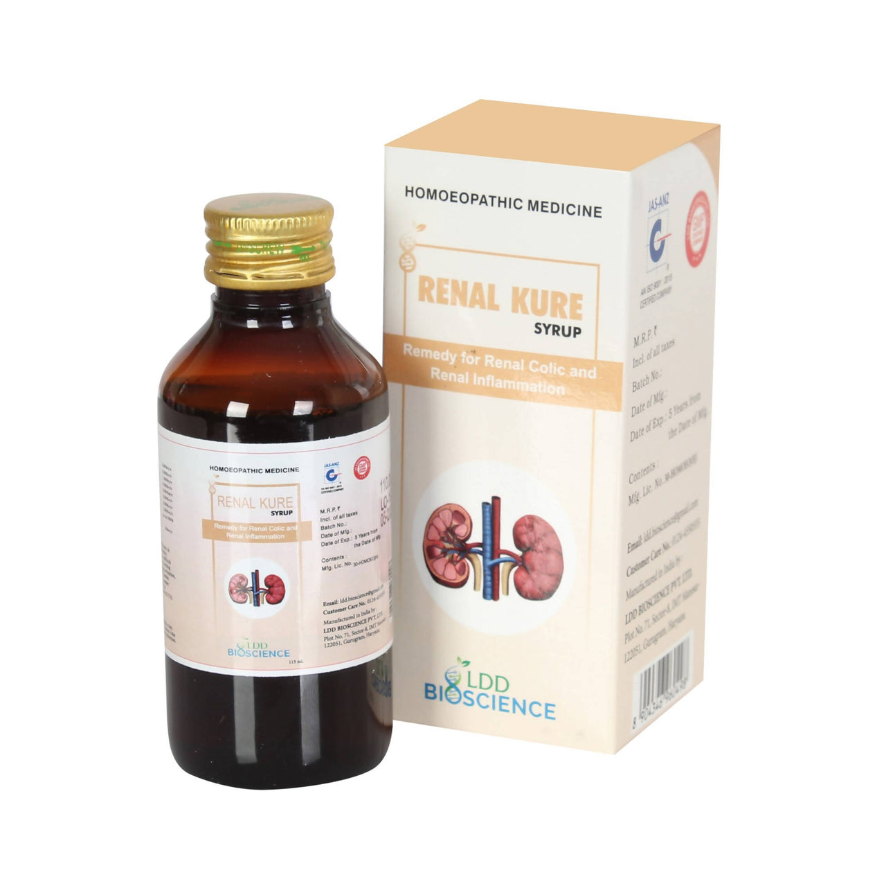 LDD Bioscience Homeopathy Renal Kure Syrup