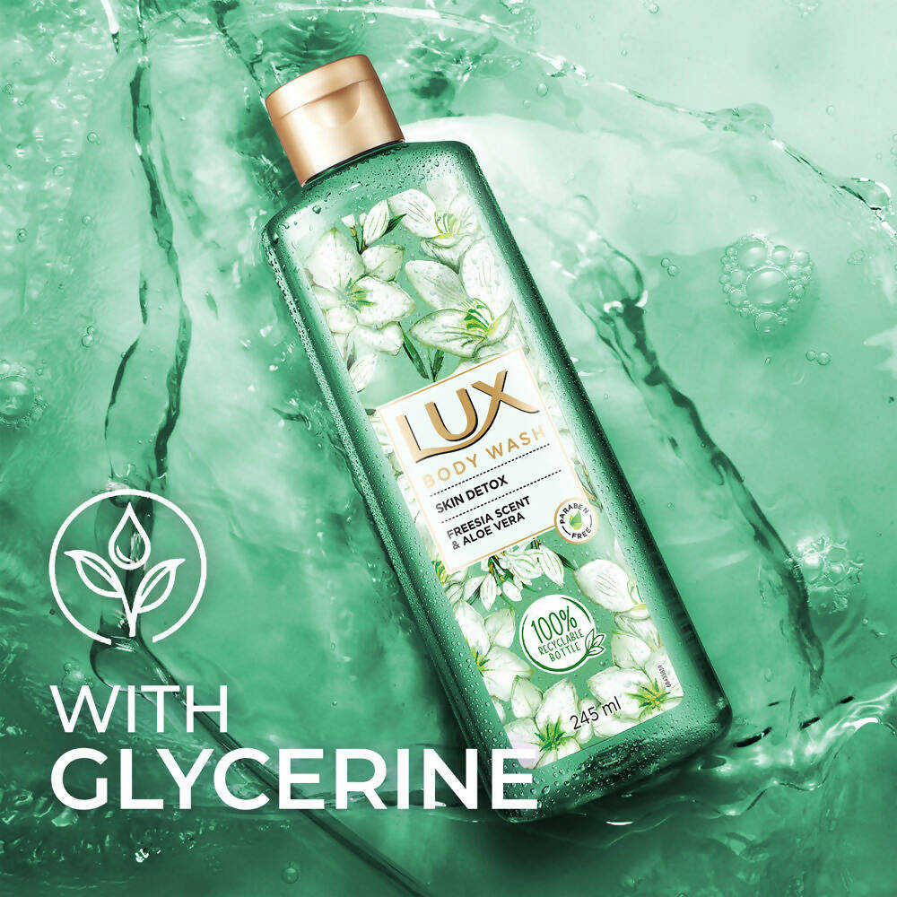 Lux Skin Detox Body Wash with Freesia Scent & Aloe Vera - Distacart
