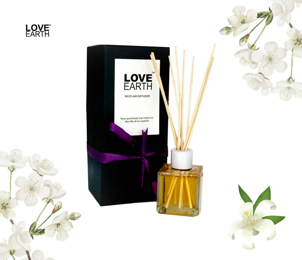 Love Earth Reed Diffuser- Jasmine - Distacart