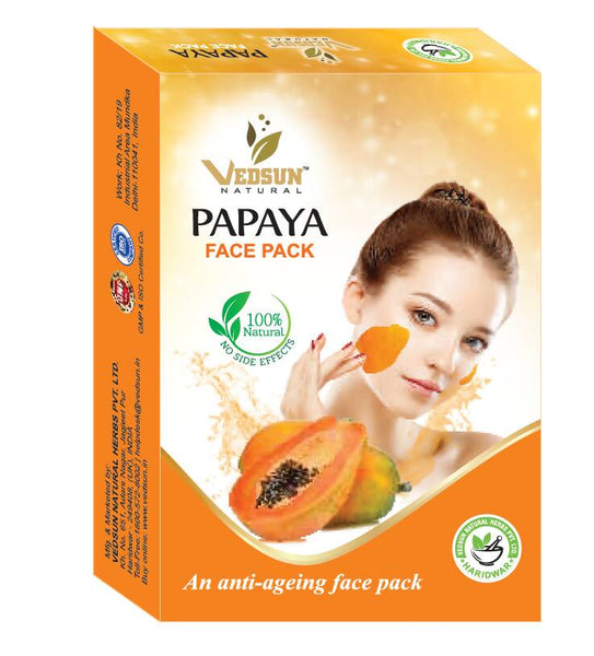 Vedsun Naturals Papaya Face Pack - Distacart