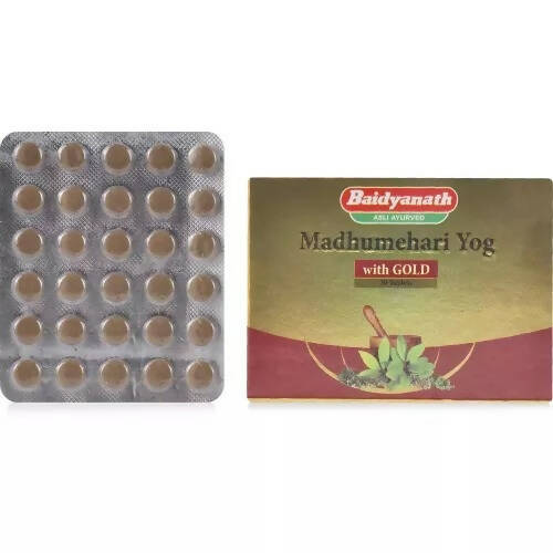 Baidyanath Jhansi Madhumehari Yog With Gold Tablets - Distacart