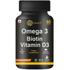 ClearCut Omega 3 Biotin Vitamin D3 Capsules - Distacart