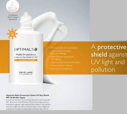 Oriflame Optimals Multi-Protection Urban UV Day Shield SPF 30 