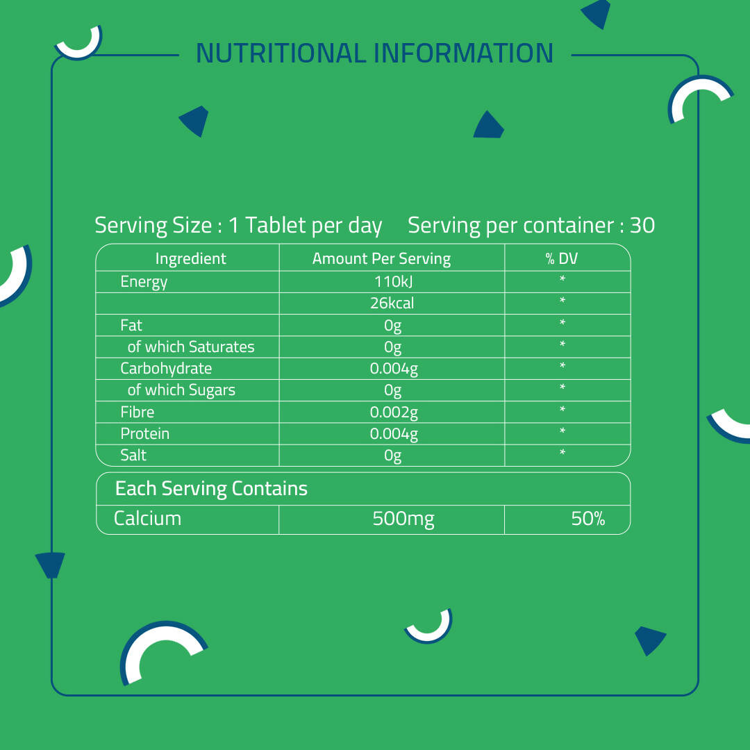 Laurik Advance Calcium Tablets For Strengthens Bones With Vegetables, Leafy Vegetables For Women And Men - Distacart