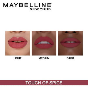 Maybelline New York Color Sensational Creamy Matte Lipstick / 660 Touch of Spice - Distacart
