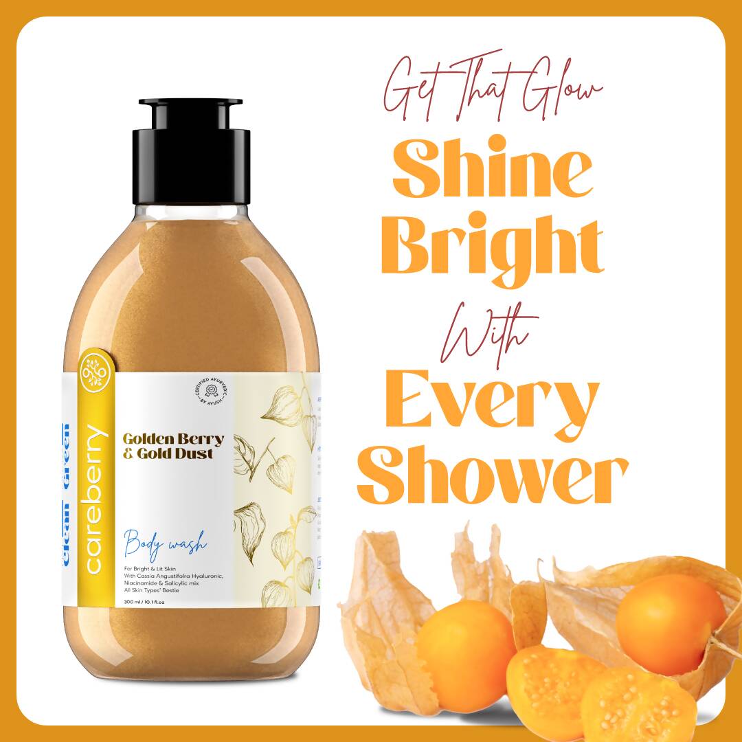 Careberry Golden Berry & Gold Dust Body Wash - Distacart