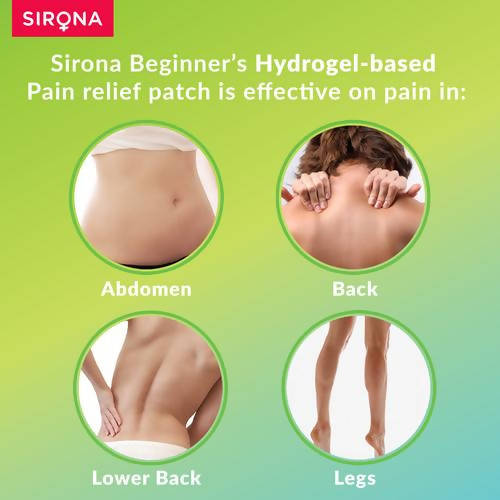 Sirona’s Beginner’s Hydrogel- Based Pain Relief Patch