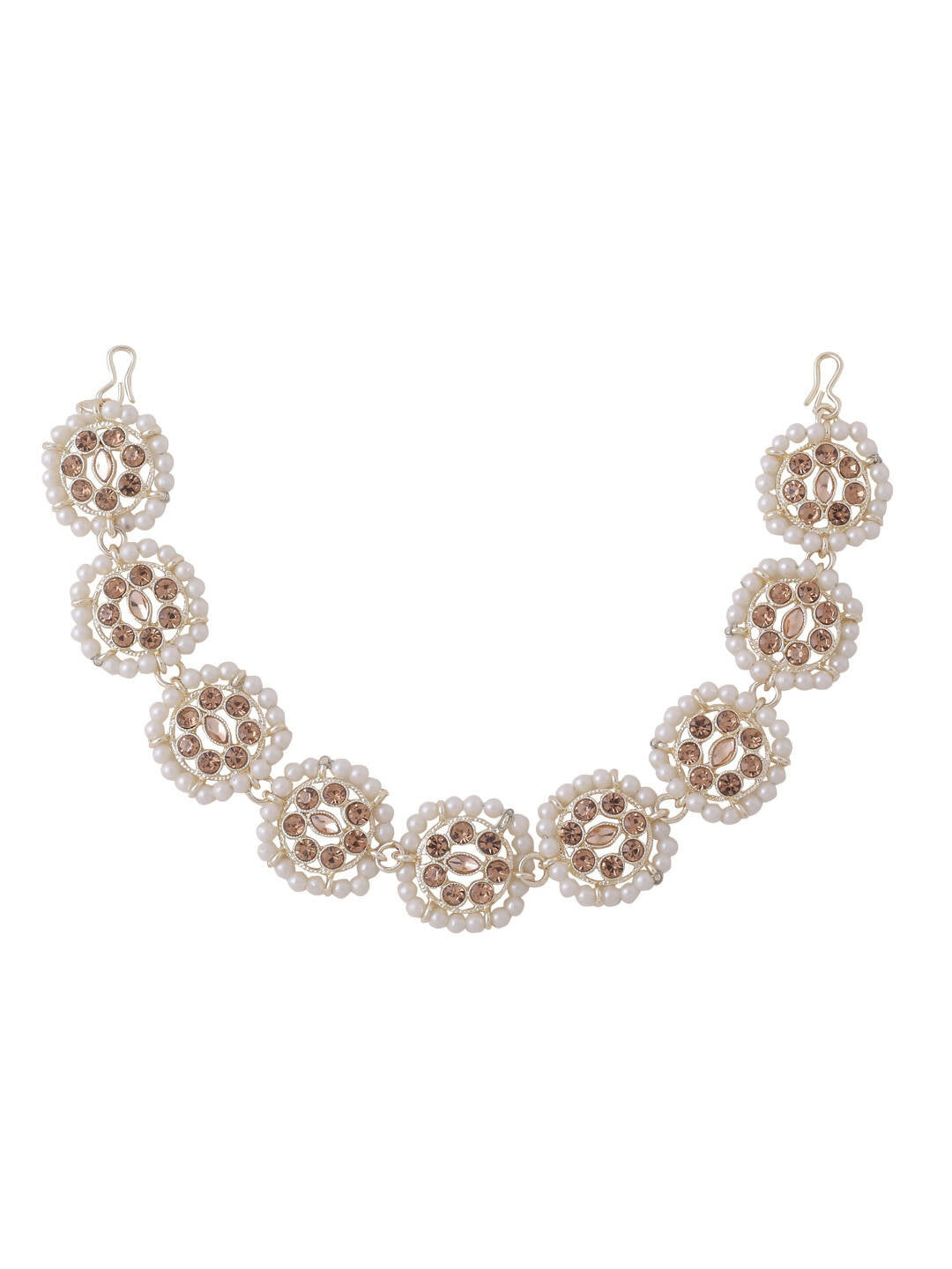 NVR Women's Gold-Plated Traditional Trending Matha Patti - Distacart