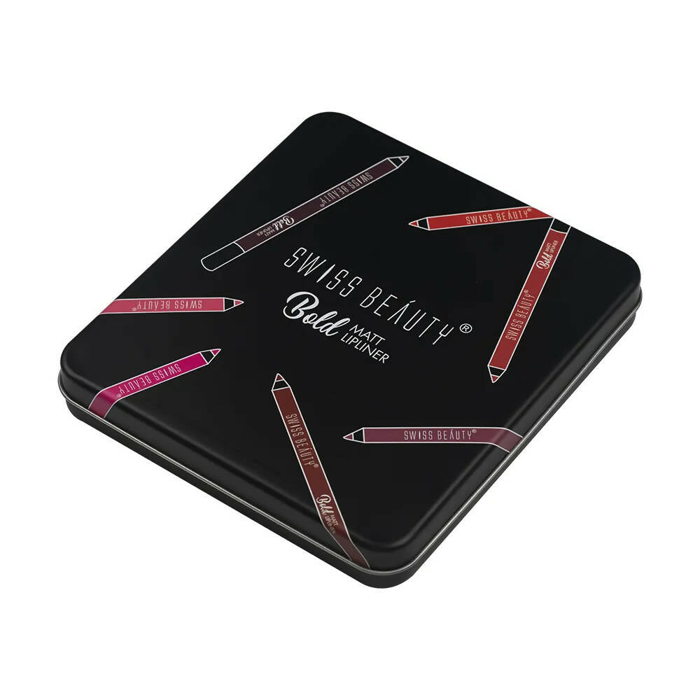 Swiss Beauty Bold Matt Lip Liner Set - Distacart