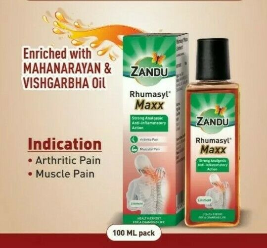 Zandu Rhumasyl Maxx Oil - Distacart