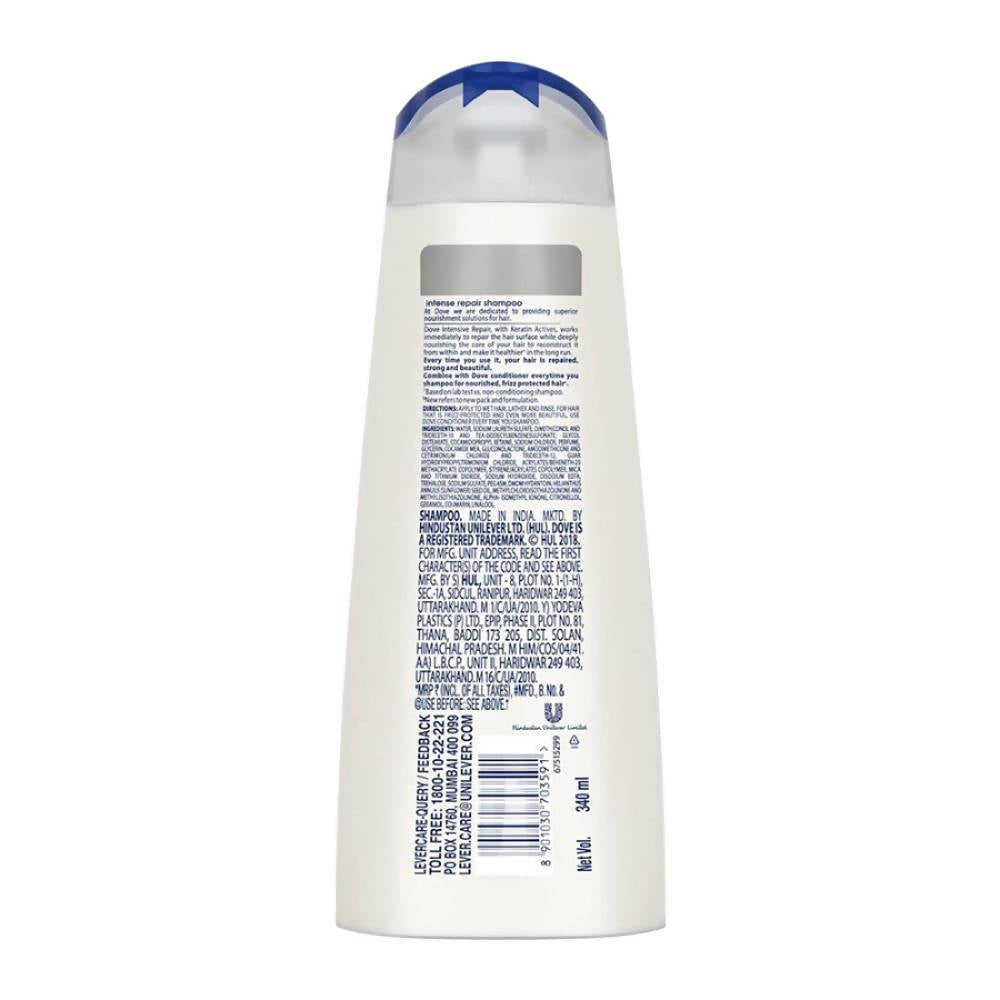 Dove Intense Repair Shampoo For Damaged Hair - Distacart