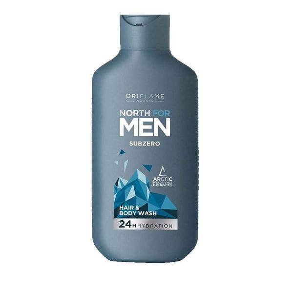 Oriflame North For Men Subzero Hair & Body Wash - 24H Hydration