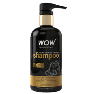 Wow Skin Science Charcoal & Keratin Shampoo