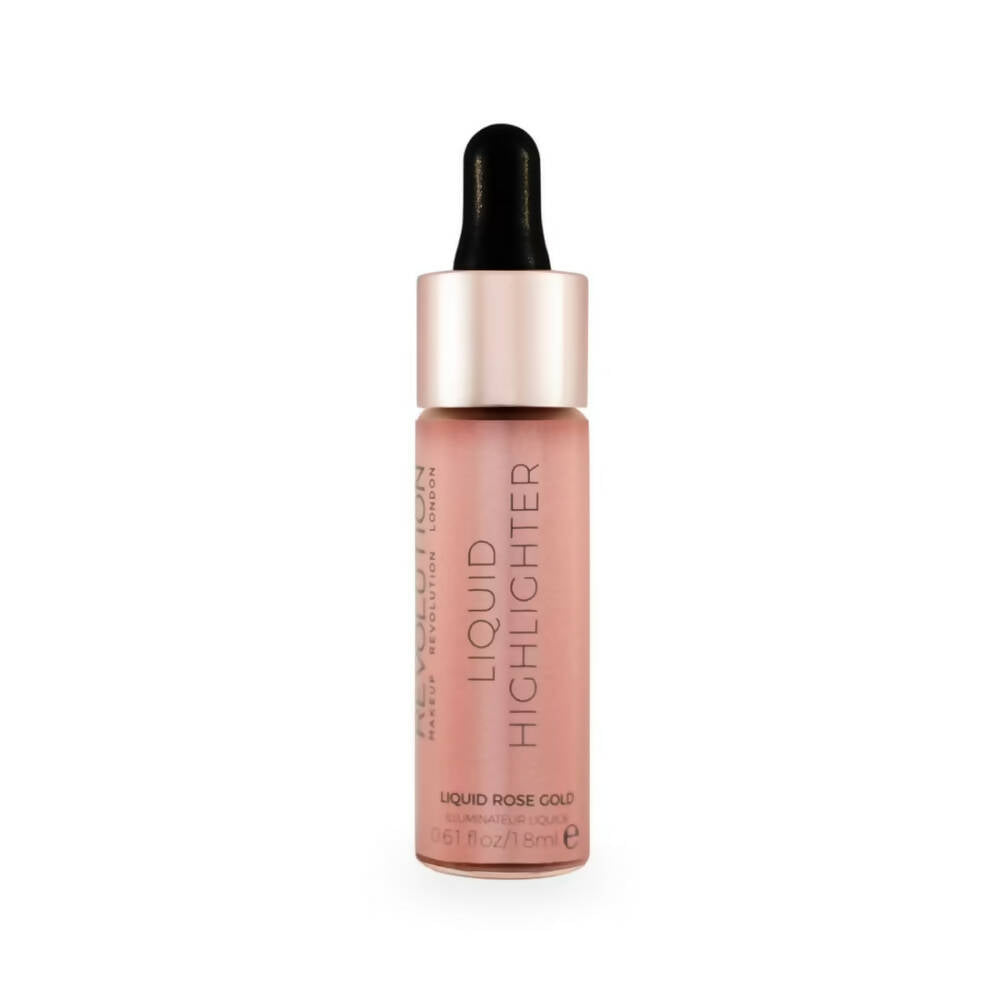 Revolution Liquid Highlighter - Rose Gold - Distacart
