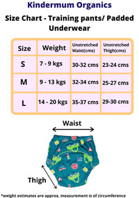 Thumbnail for Kindermum Cotton Padded Pull Up Training Pants/Padded Underwear For Kids Sweet Treat & Transport-Set of 2 pcs - Distacart