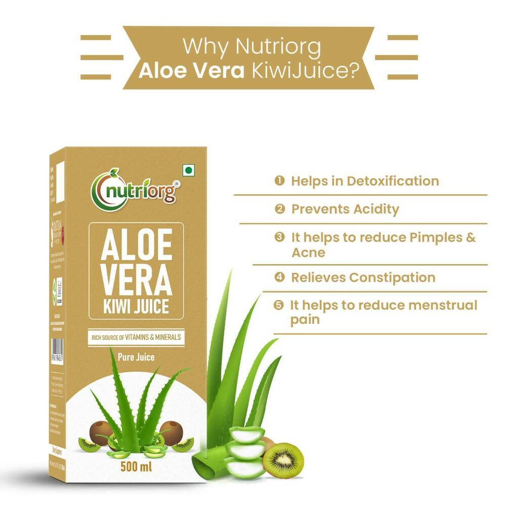 Nutriorg Aloevera Kiwi Juice - Distacart
