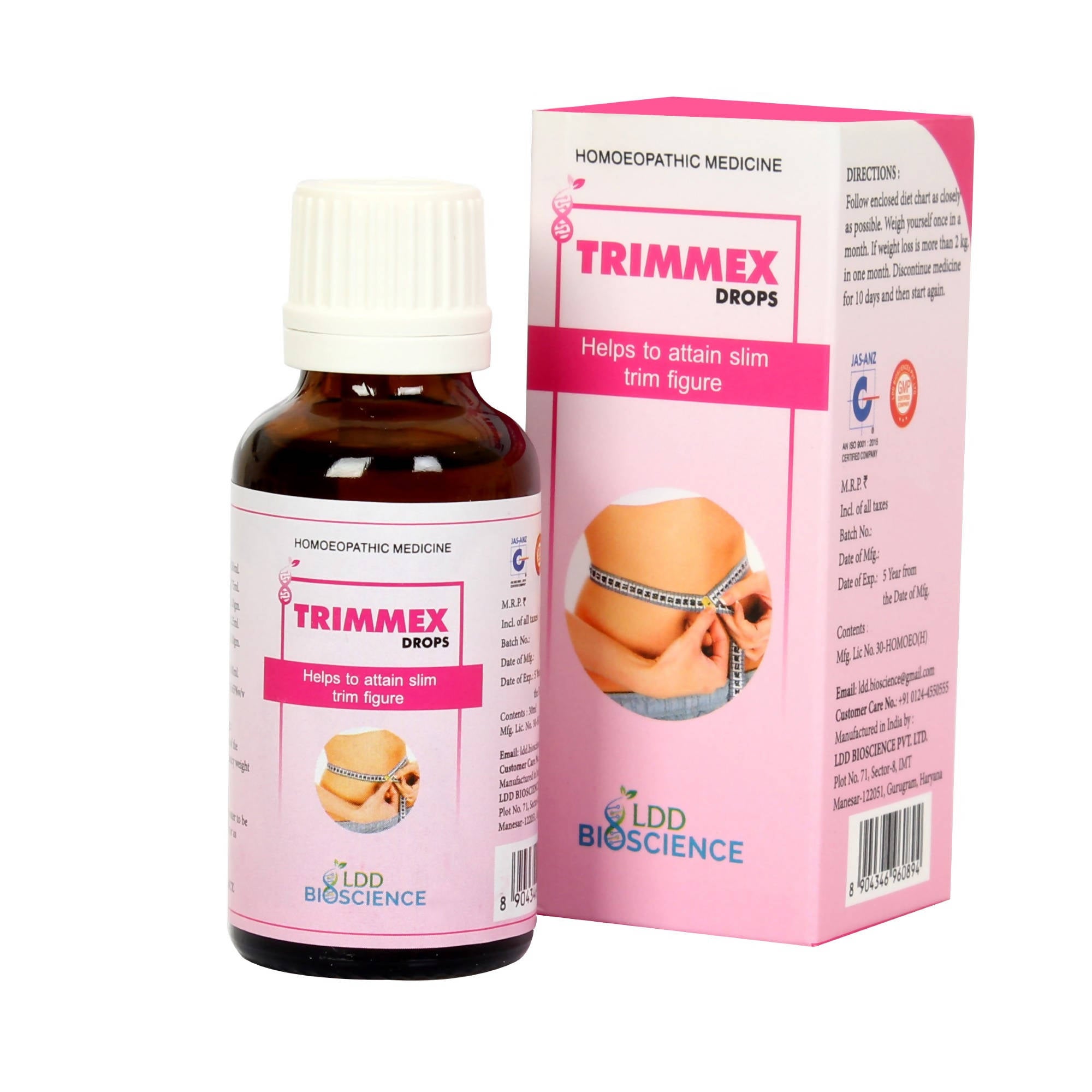 LDD Bioscience Homeopathy Trimmex Drops