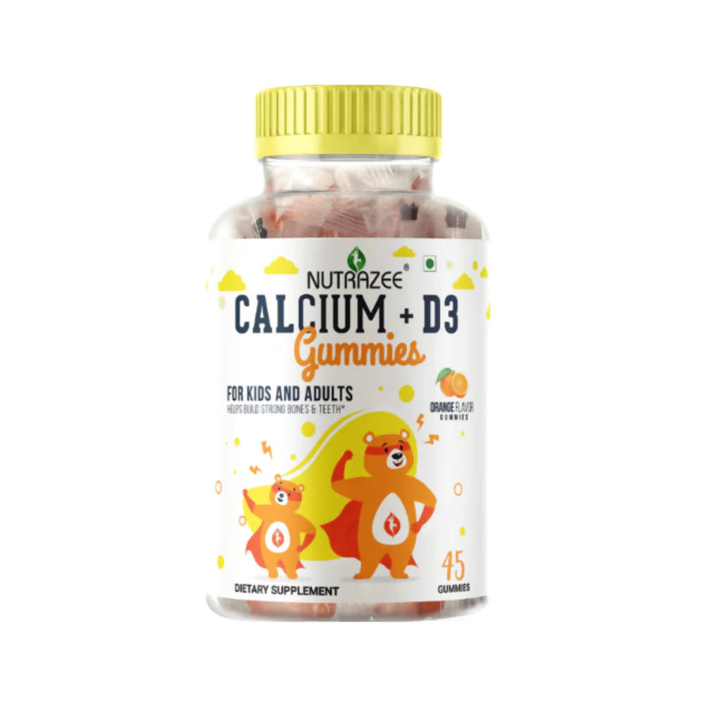 Nutrazee Calcium + Vitamin D3 Gummies - Distacart