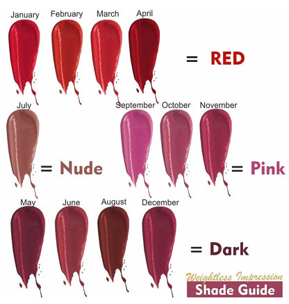 FLiCKA Weightless Impression 02 February - Red Matte Finish Liquid Lipstick - Distacart