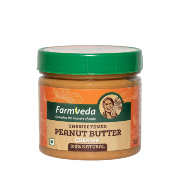 Farmveda Unsweetened Peanut Butter - Distacart