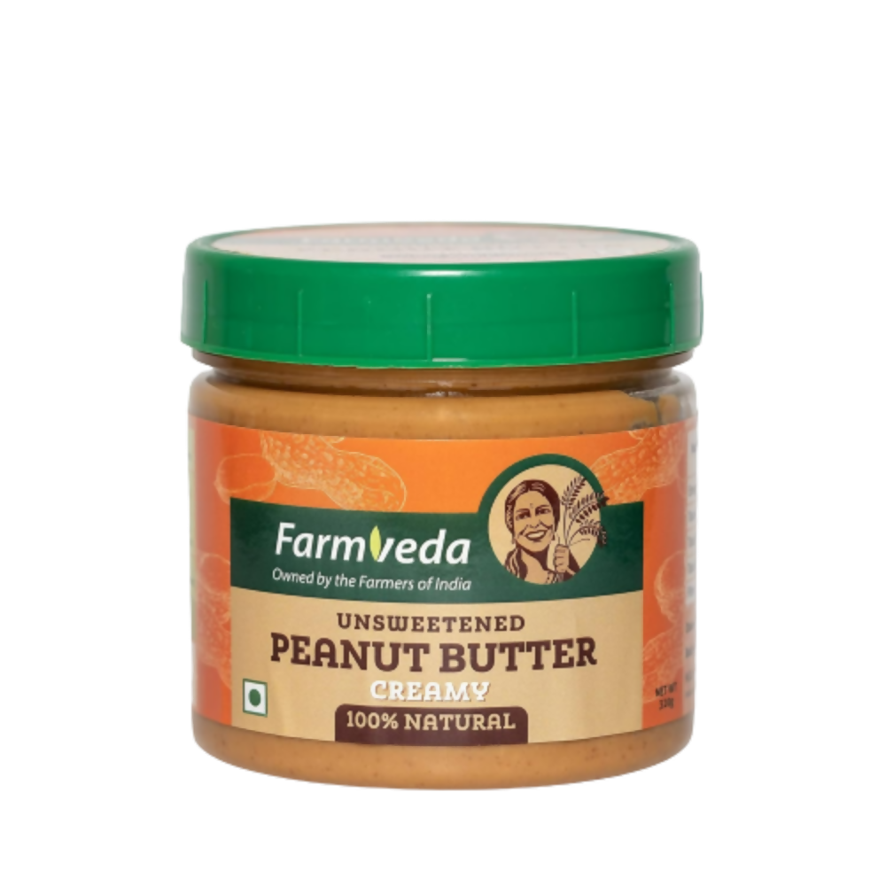 Farmveda Unsweetened Peanut Butter - Distacart
