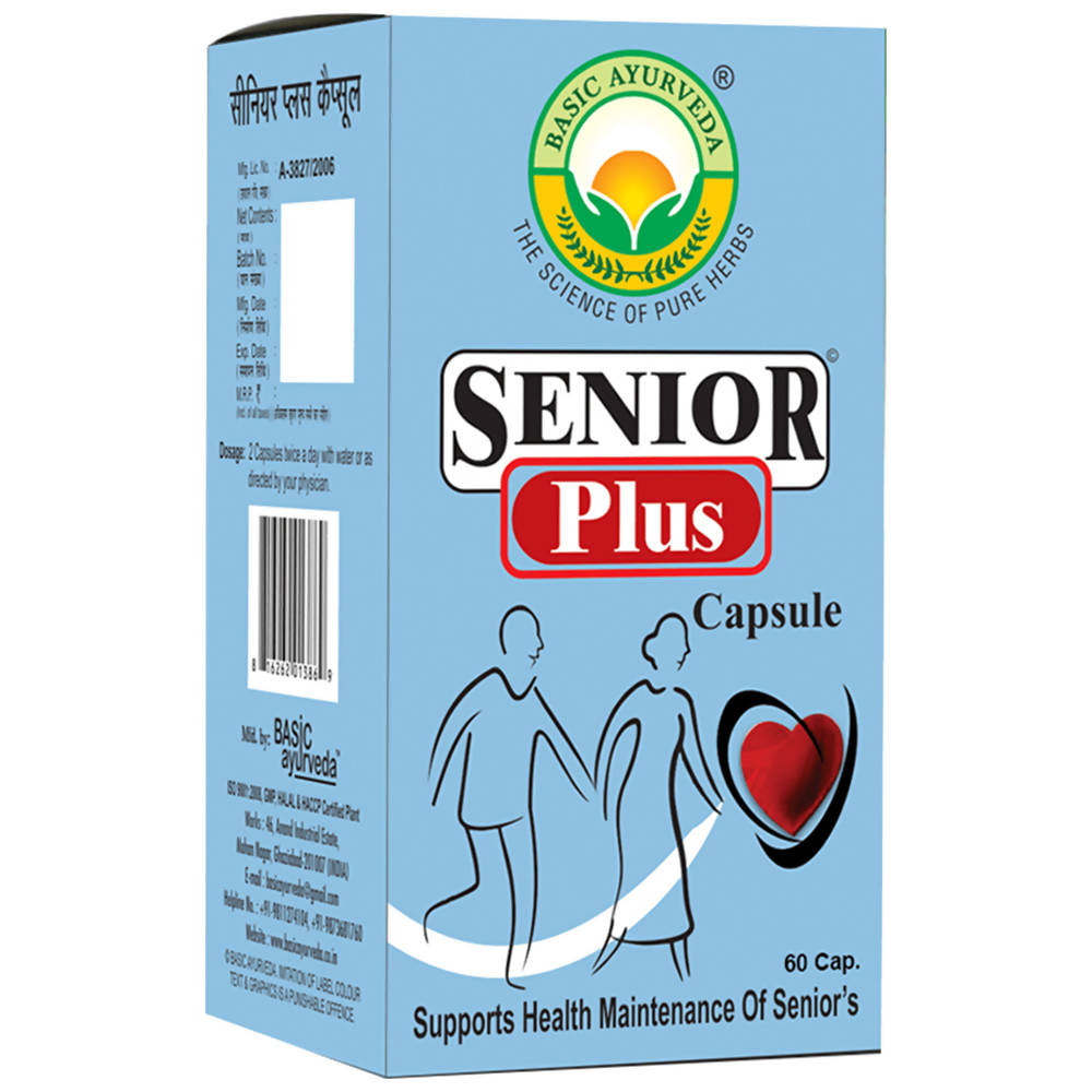 Basic Ayurveda Senior Plus 60 Capsules
