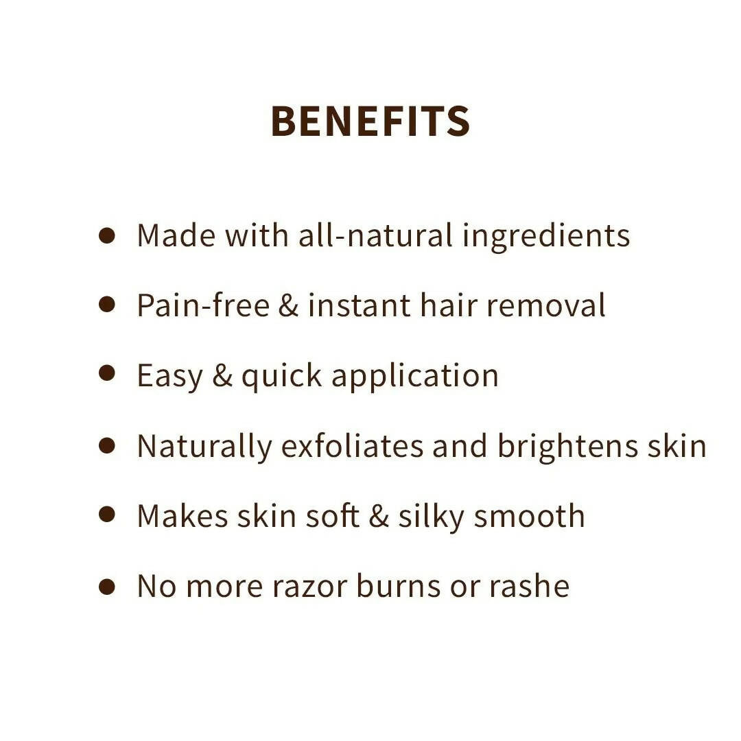 Samisha Organic Chocolate Hair Removal Powder - Distacart