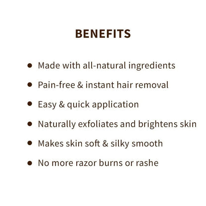 Samisha Organic Chocolate Hair Removal Powder - Distacart