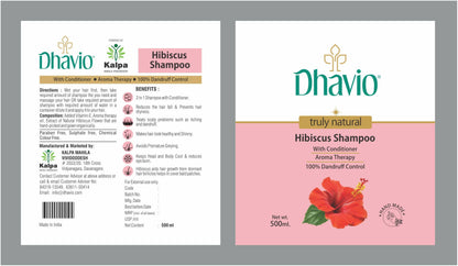 Dhavio Hibiscus Shampoo - Distacart