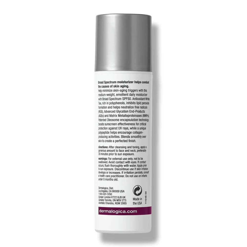 Dermalogica Dynamic Skin Recovery SPF 50 Face Moisturizer & Sunscreen - Distacart