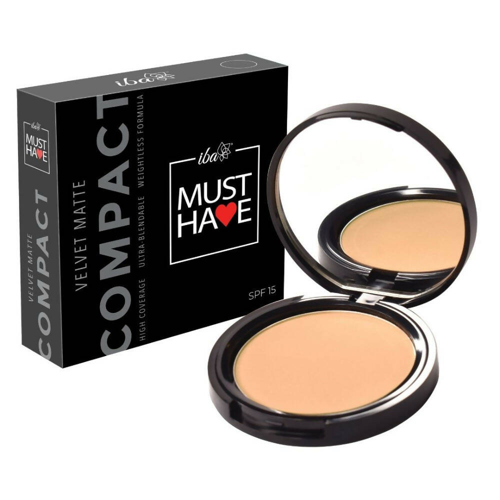 Iba Must Have Velvet Matte Compact - Medium Beige - Distacart