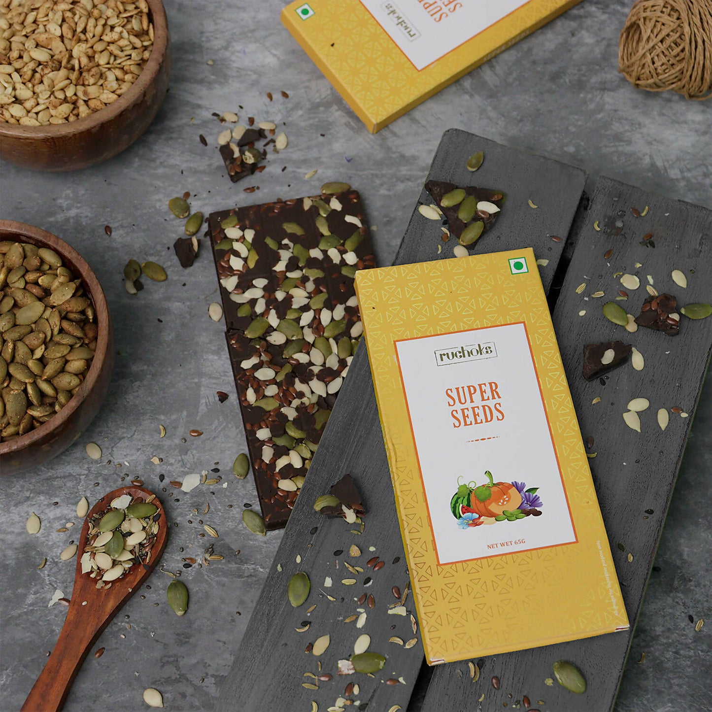 Dibha Ruchoks - Super Seeds Chocolate Bar - Distacart