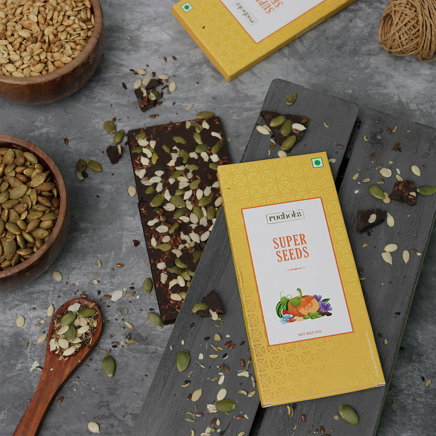 Dibha Ruchoks - Super Seeds Chocolate Bar - Distacart