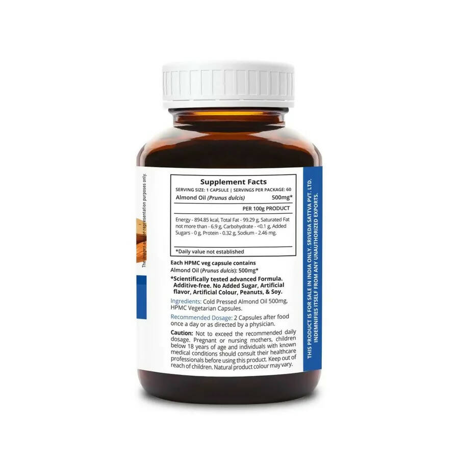Sri Sri Tattva Supasupp Almond Oil Capsules - Distacart