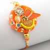 Festive Zardosi Rakhi & Cadbury Fruit N Nut Chocolates - Distacart