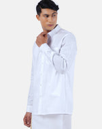 Thumbnail for Ramraj Cotton Mens 100 % Cotton Viceroy Full Sleeve White Shirt - Distacart