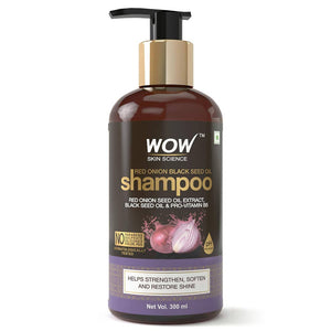 Wow Skin Science Red Onion Black Seed Oil Shampoo - Distacart