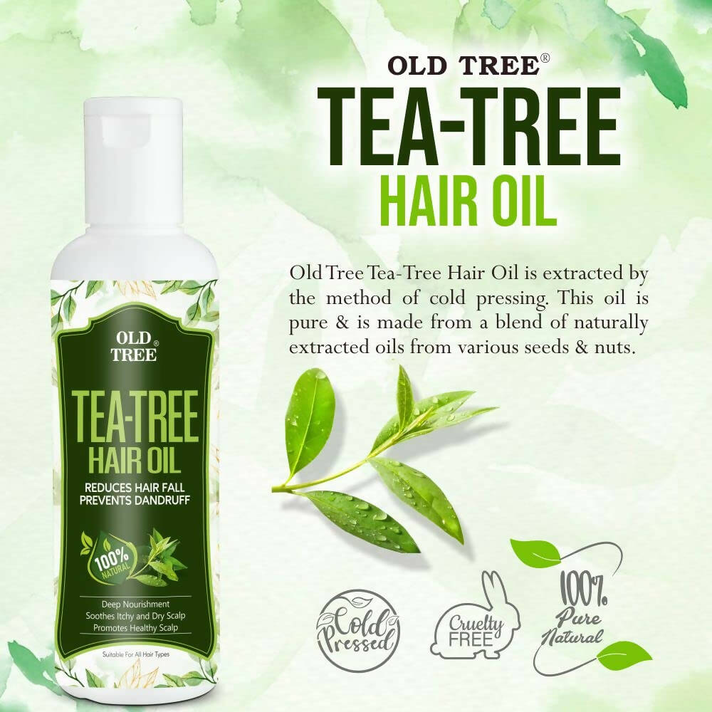 Old Tree Tea Tree Oil for Dry Hair & Scalp - Distacart