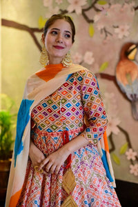 Thumbnail for Everywhere Designer Offwhite With Multi Silk Cotton Stitched Suit With Dupatta - Anbazaar - Distacart
