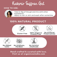 Thumbnail for Organicos Kashmir Saffron Gel - Distacart