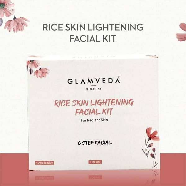 Glamveda Rice Skin Lightening Facial Kit