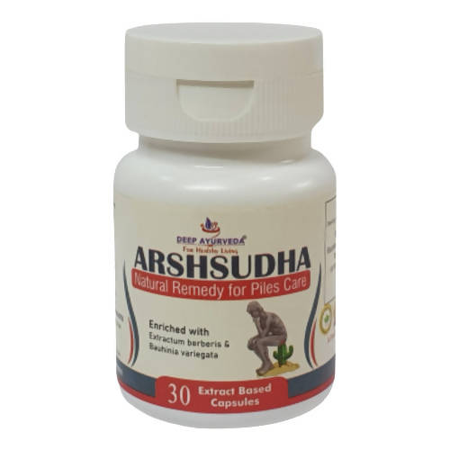 Deep Ayurveda Arshsudha 500mg Vegan Capsules - Distacart