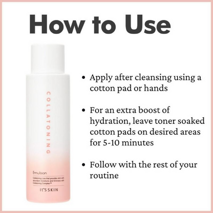 It's Skin Collatoning Emulsion Toner - Distacart